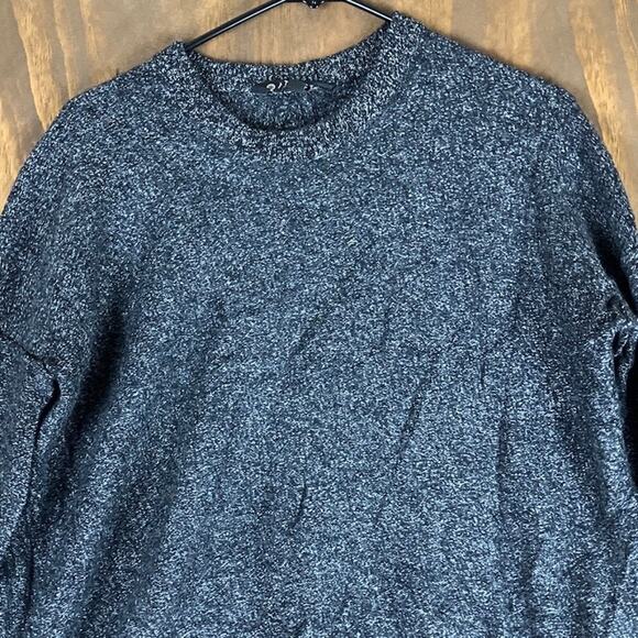 Athleta Womens Sweater Charcoal Crew Neck Pullover Wool Cashmere Blend XS - Picture 2 of 12